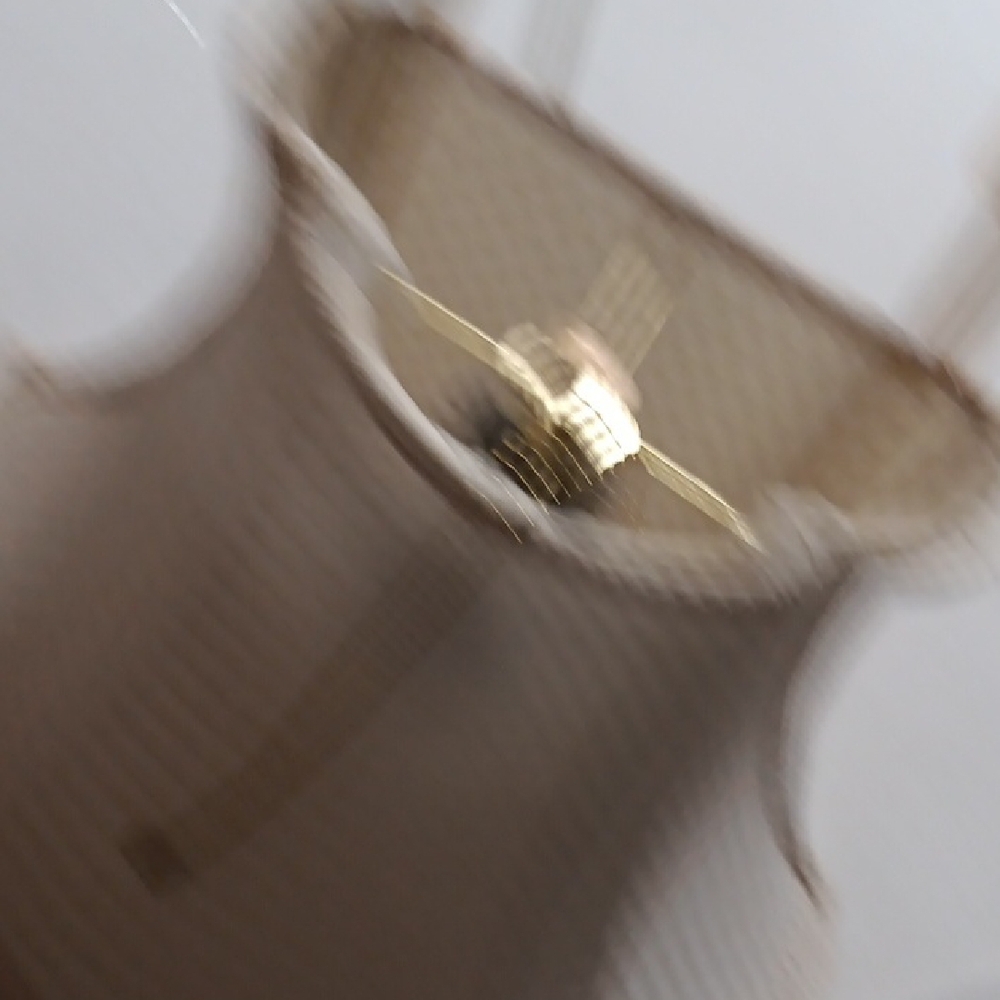 Elegant Cream Woven Lampshade - Picture 8 of 16